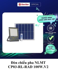 Đèn Led Pha Solar NLMT 100W V2 Rạng Đông