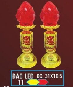 ĐÈN THỜ ĐÀO LED 11 TIA SÁNG