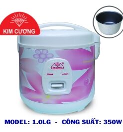 NỒI CƠM ĐIỆN 1 LÍT NẮP GÀI KIM CƯƠNG