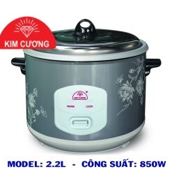NỒI CƠM ĐIỆN KIM CƯƠNG 2.2 LÍT – NẮP RỜI