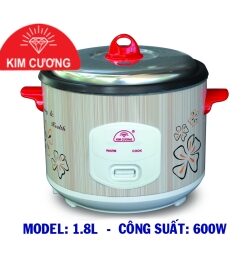 NỒI CƠM ĐIỆN KIM CƯƠNG 1.8 LÍT – NẮP RỜI