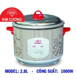NỒI CƠM ĐIỆN KIM CƯƠNG 2.8 LÍT – NẮP RỜI