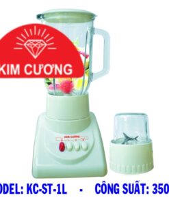 MÁY XAY SINH TỐ 2 CỐI THỦY TINH KIM CƯƠNG: KC-ST-1L