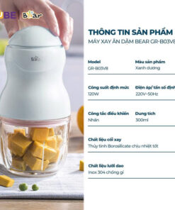 Máy xay ăn dặm Bear GR-B03V8